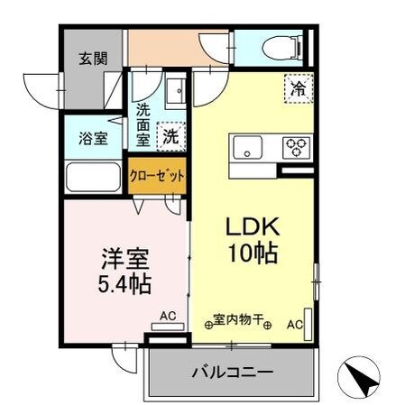 GRAND湘南　B棟の物件間取画像